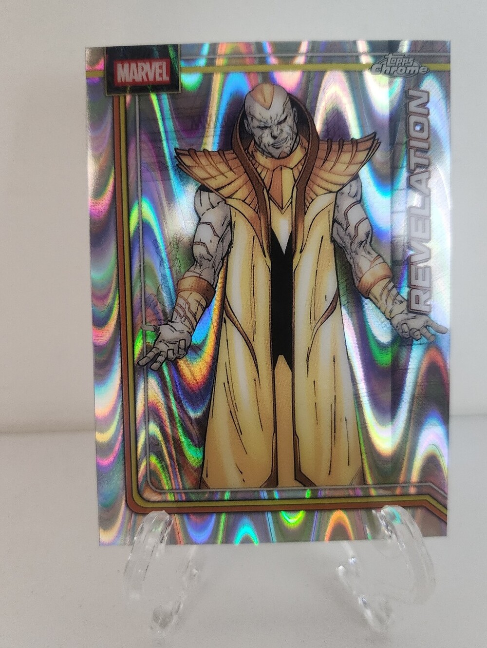 Topps Chrome Marvel Holographic Revelation Card 2026 Raywave Refractor #096 Comi